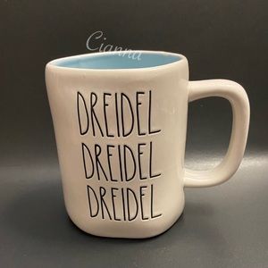 Rae Dunn Dreidel Dreidel Dreidel Double Sided Mug